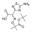 Ácido 1,2,4-tiadiazol-3-acético, 5-amino-a-[[2-(1,1-dimetiletoxi)-1,1-dimetil-2-oxoetoxi]imino]-, (Z)- CAS NO.:76028-96-1